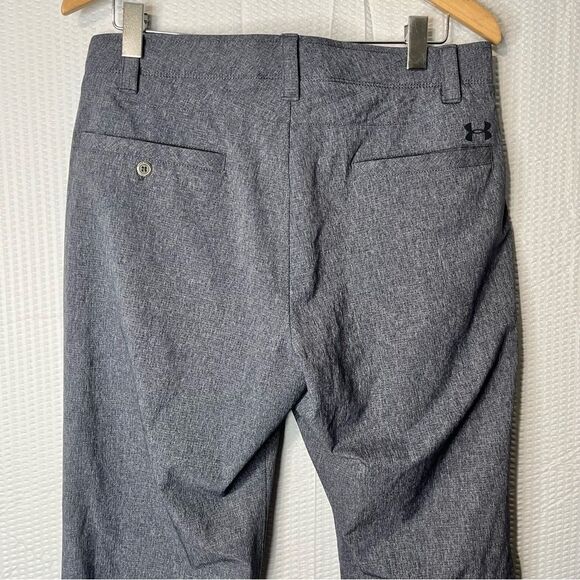 Under Armour Loose fit Grey Golf Pants 100% Polyester Size W34 L30 - Picture 9 of 10